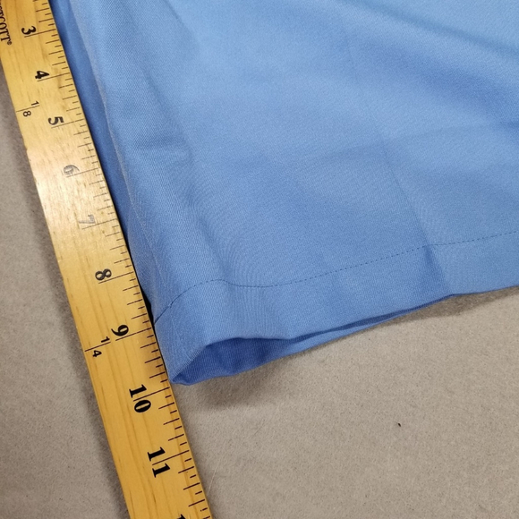 Louis Raphael Golf Shorts Mens Size 34 Blue Flat Front Golfer Polyester - Picture 4 of 8